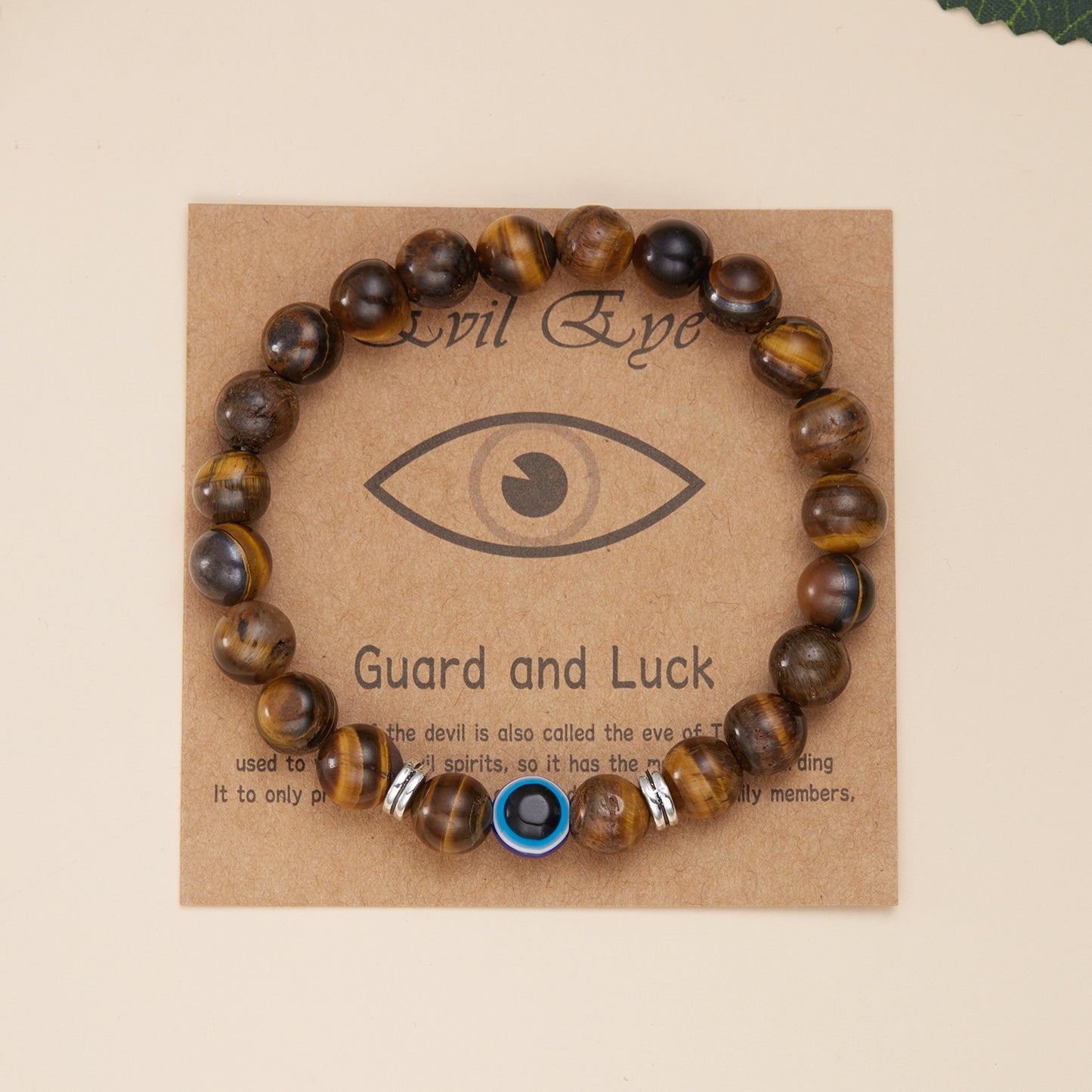 Casual Unisex Evil Eye Beaded Bracelet with Alloy and Resin Glass Beads