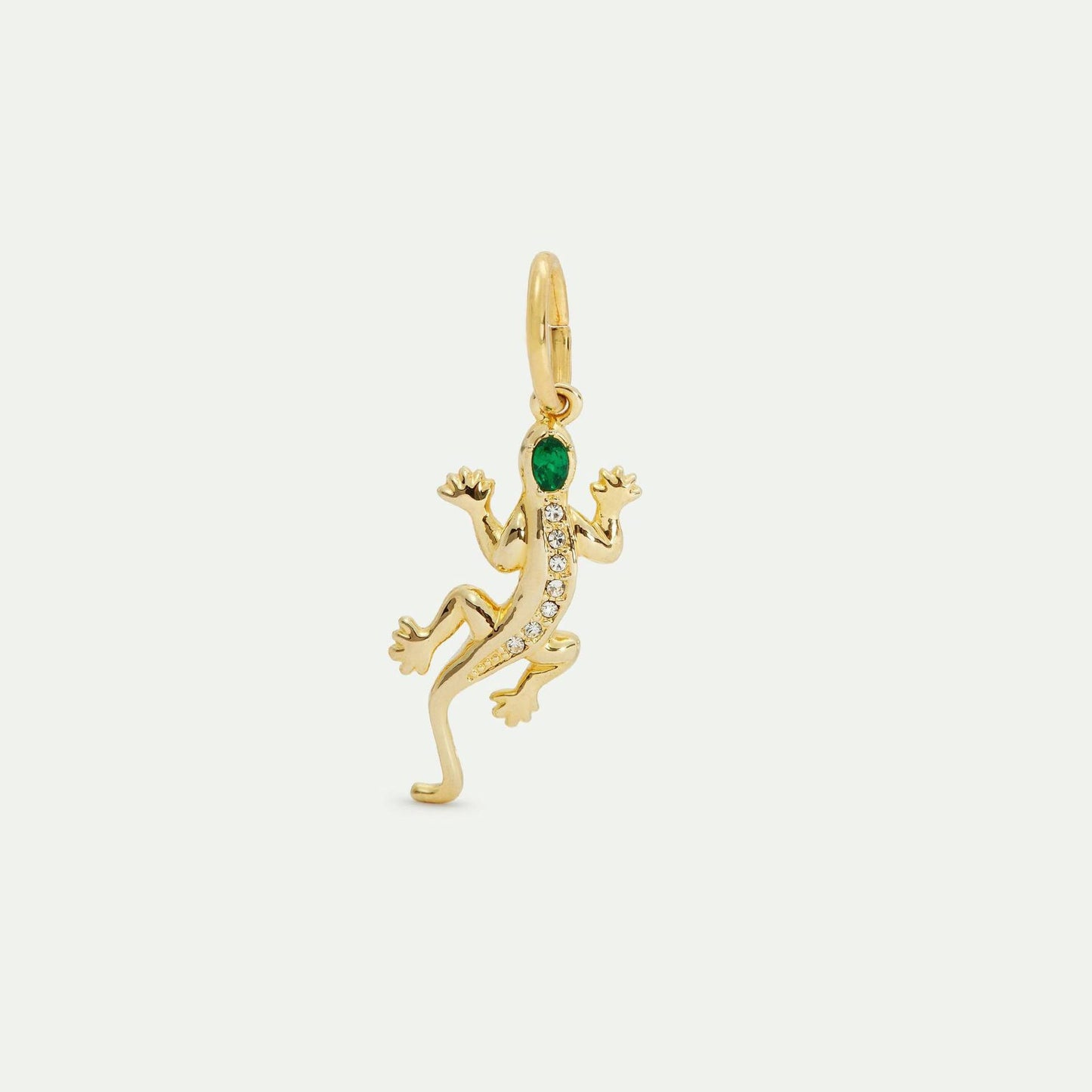 18K Gold Plated Brass Animal Charm Bar Necklace for Unisex