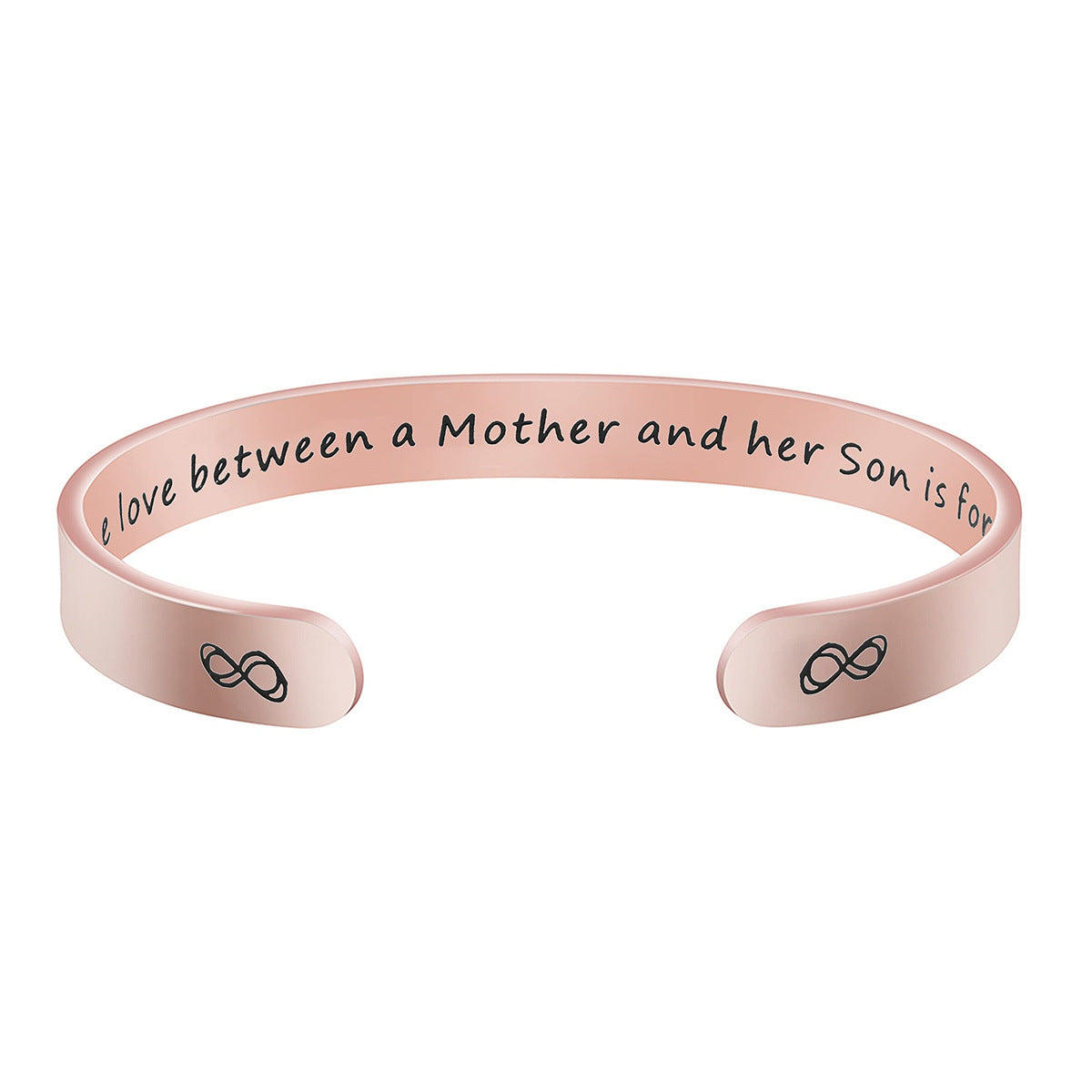 Pulsera de acero inoxidable de moda para mujer con acabado chapado, regalo ideal de Navidad, cumpleaños, Acción de Gracias para mamá