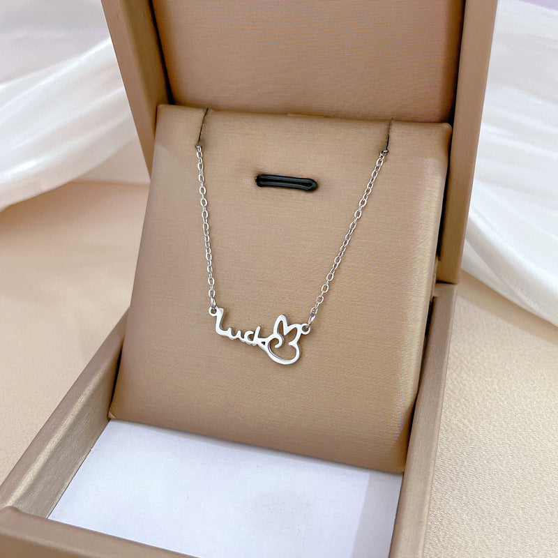Minimalist Geometric Titanium Steel Plated Necklace for Unisex