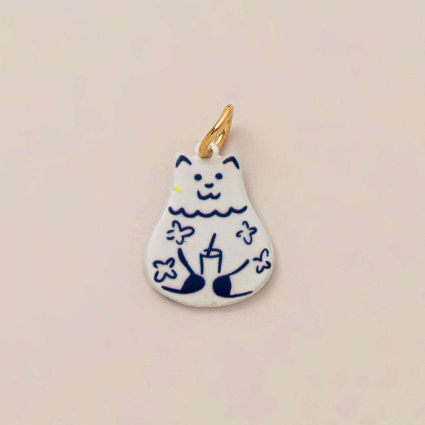 Luxury Casual Hand-Painted Animal Stainless Steel Pendant Necklace for Unisex