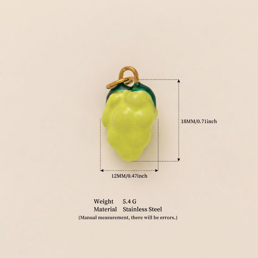 Sweet Fruit Stainless Steel PVD Plated Pendant
