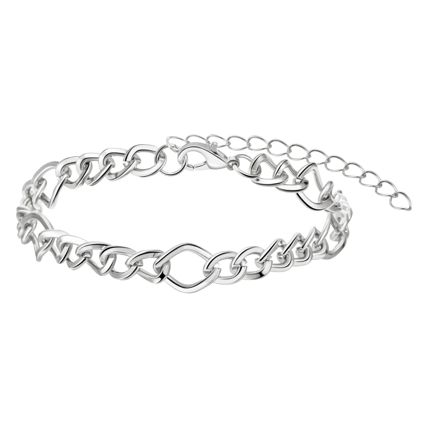 Minimalist Elegant Geometric Alloy Plated Bracelet for Women