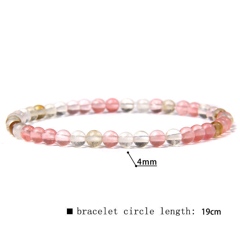 Elegant Natural Citrine Crystal Geometric Beaded Bracelet for Women