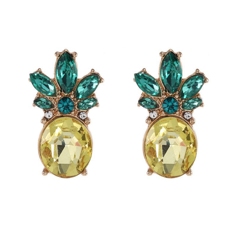Vintage Sweet Light Green Floral Bow 925 Sterling Silver Post Alloy Plated Earrings
