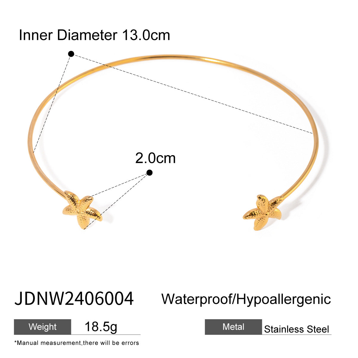 Collana girocollo minimalista da donna in acciaio inossidabile a forma di stella marina e conchiglia