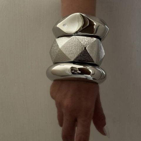 Vintage Luxury Alloy Open Cuff Bracelet