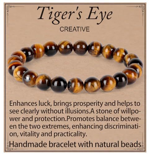 Natural Crystal Agate Round Beaded Stretch Bracelet Unisex