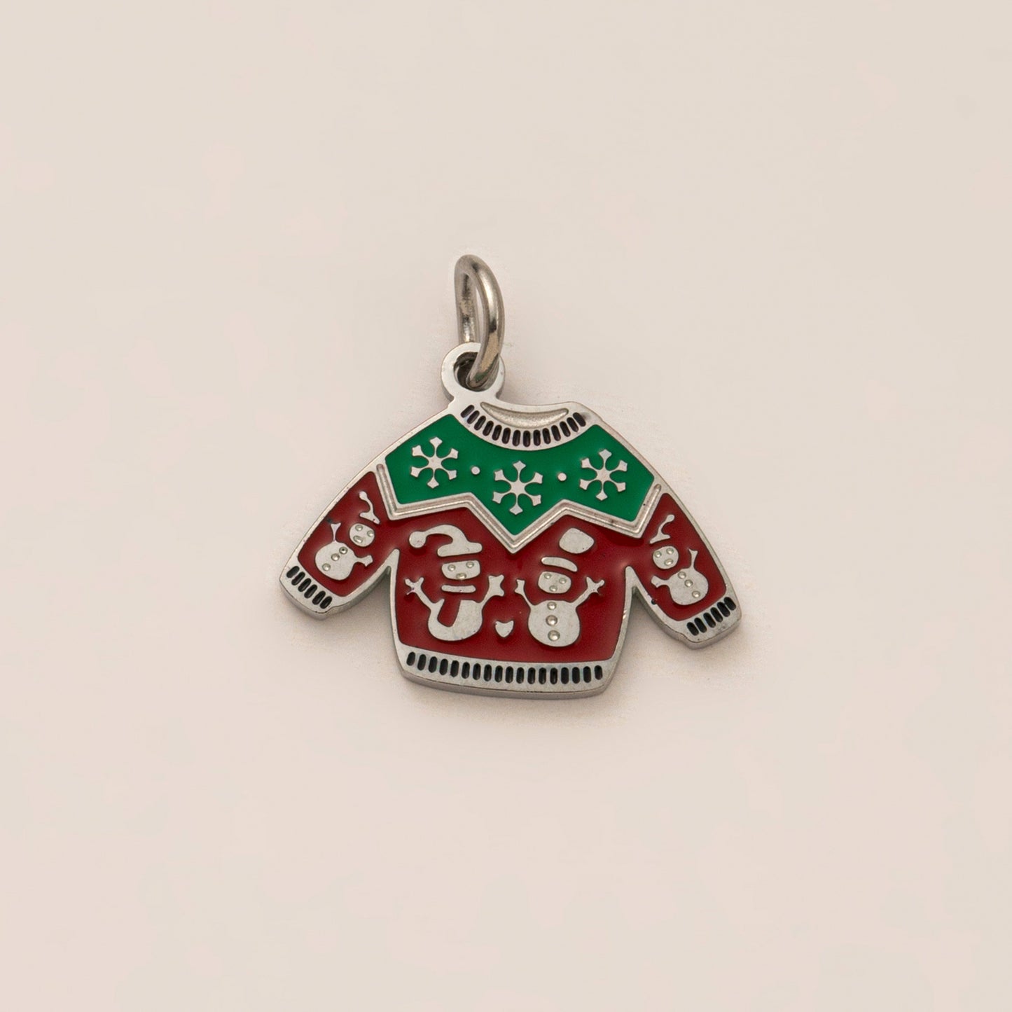 Vintage 18K Gold Plated Stainless Steel Geometric Snowflake Pendant Necklace DIY Charm Bar Cable Chain Unisex