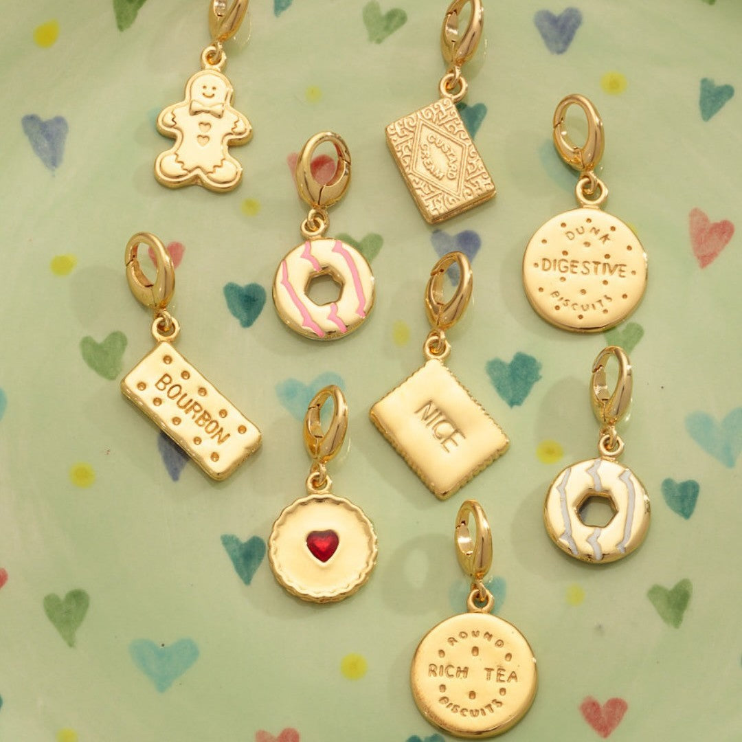 Casual 18K Gold Plated Heart Stainless Steel Pendant Necklace