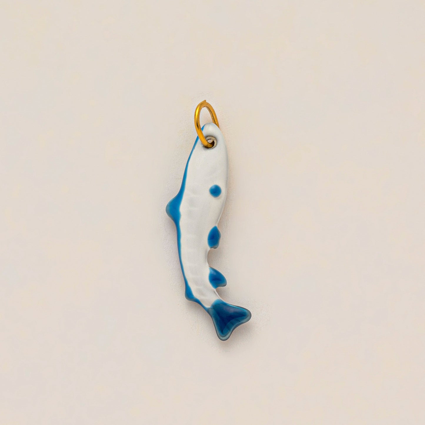 Vintage 18K Gold Plated Stainless Steel Shark Parrot Charm Bar for Women