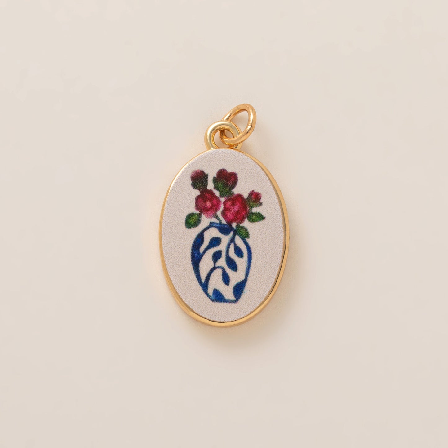 Minimalist Sweet Brass Plated Butterfly Heart Flower Charm Bar