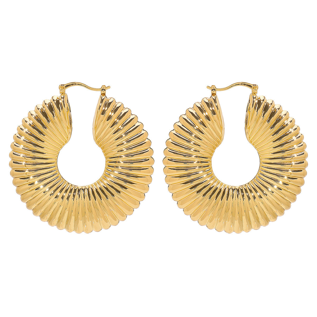 Pendientes de Tachuela Geométricos Minimalistas para Mujer de Hierro con Acabado Galvanizado a la Moda para Uso Diario