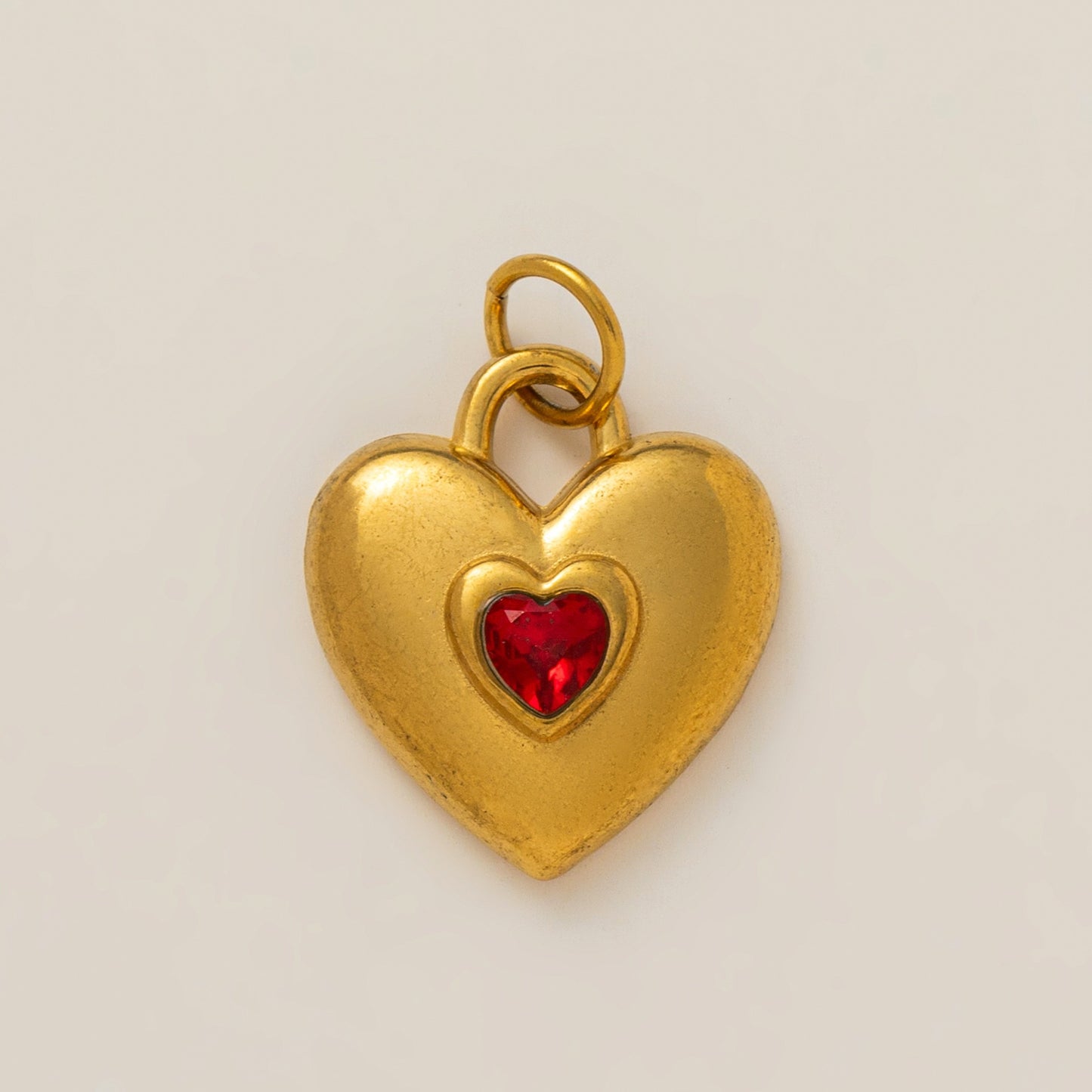Vintage Stainless Steel Plated Heart Star Shoelace Charm Set