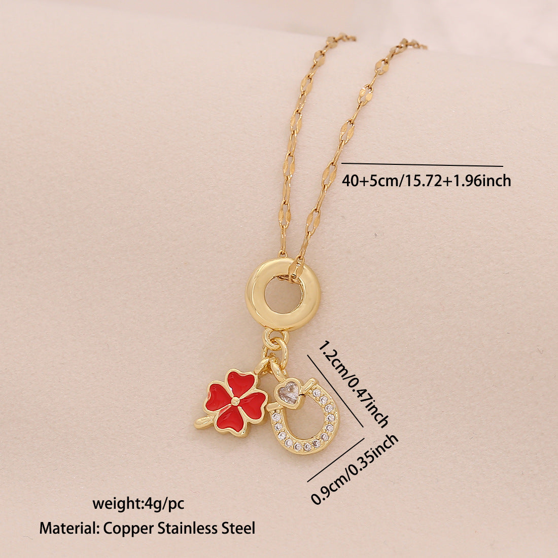 Collana con ciondolo a cuore intarsiato con strass e fiore a margherita in ottone, catena a serpente in acciaio inossidabile da donna, per creazione di gioielli fai-da-te
