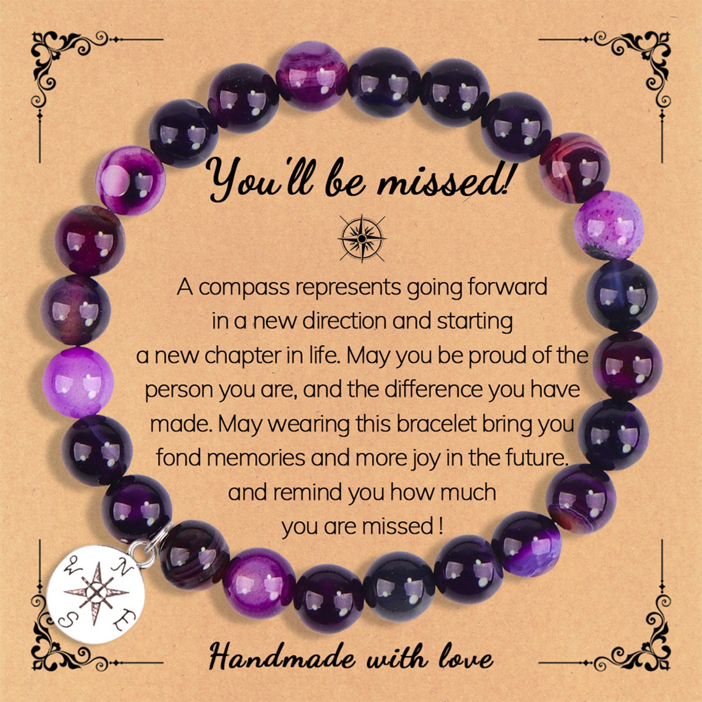 Minimalist Cat's Eye Letter Bracelet for Unisex