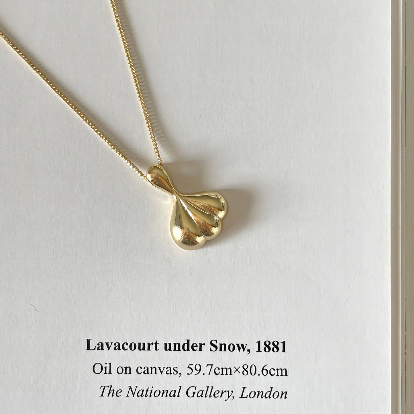Minimalist Geometric Rainbow Pendant Necklace in 925 Sterling Silver with Plated Finish on Snake Chain