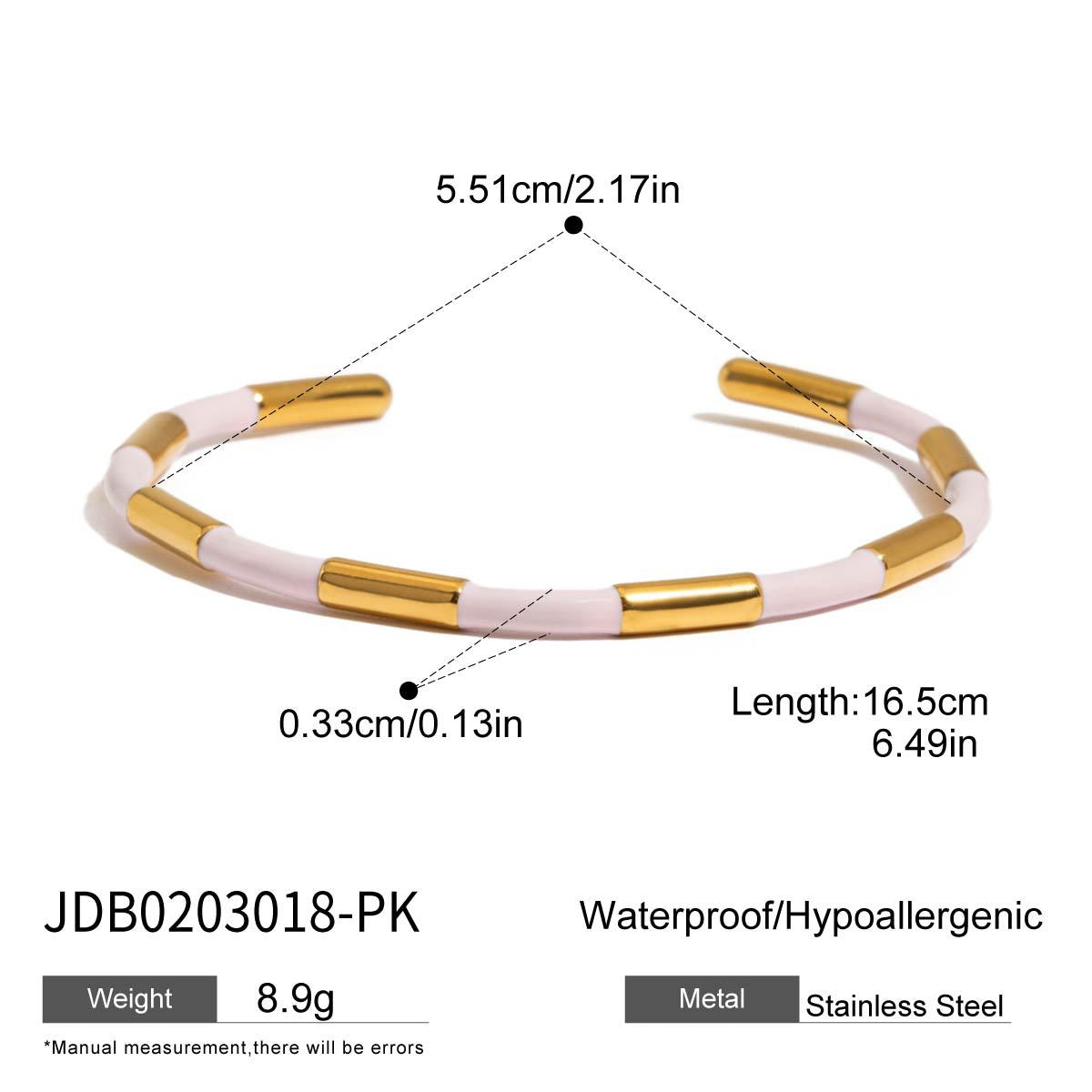 Pulsera geométrica de acero inoxidable con detalles de amatista y perlas bañada para mujer, joyería de lujo que no se deslustra