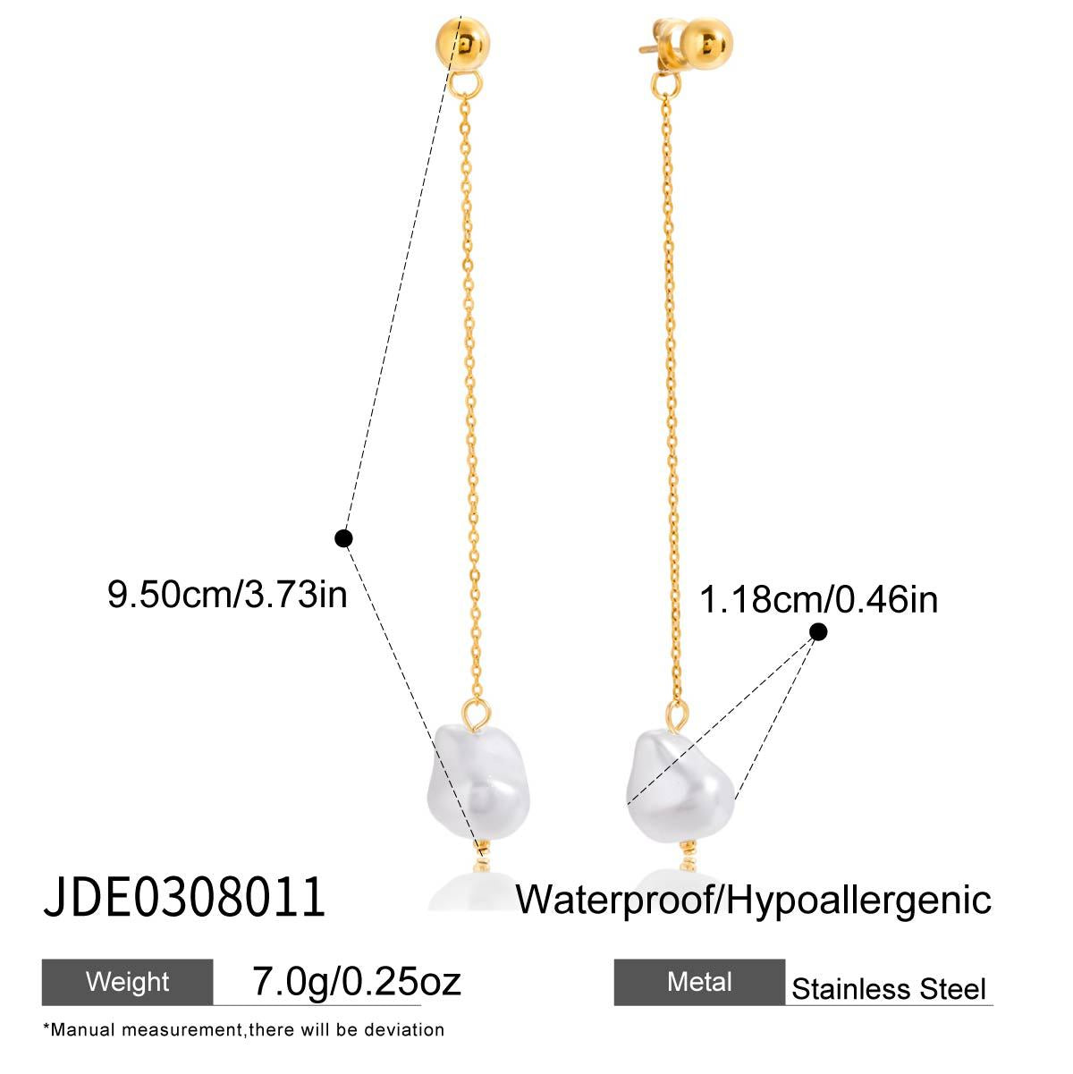 Pendientes geométricos de acero inoxidable con acabado chapado para mujer, elegantes, de lujo, joyería para la oreja