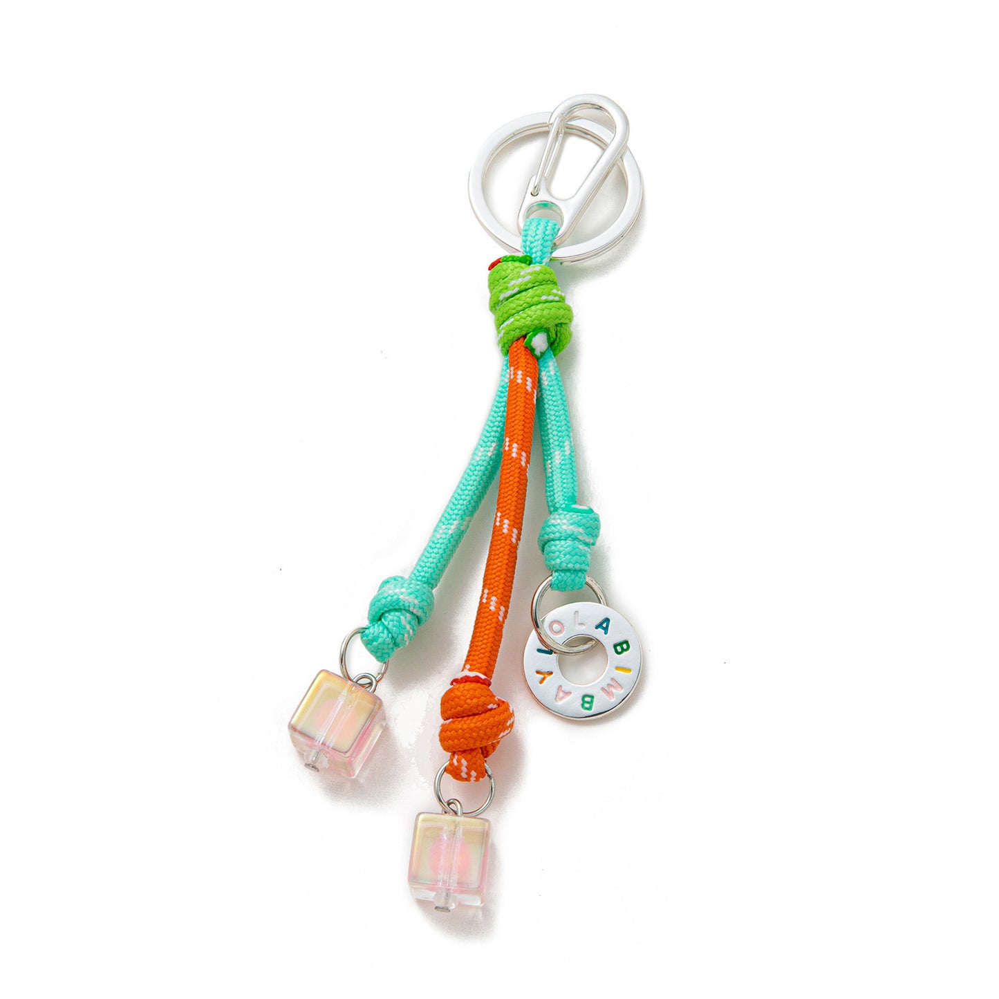 Geometric Heart Fruit Alloy Plated Bag Charm Keychain