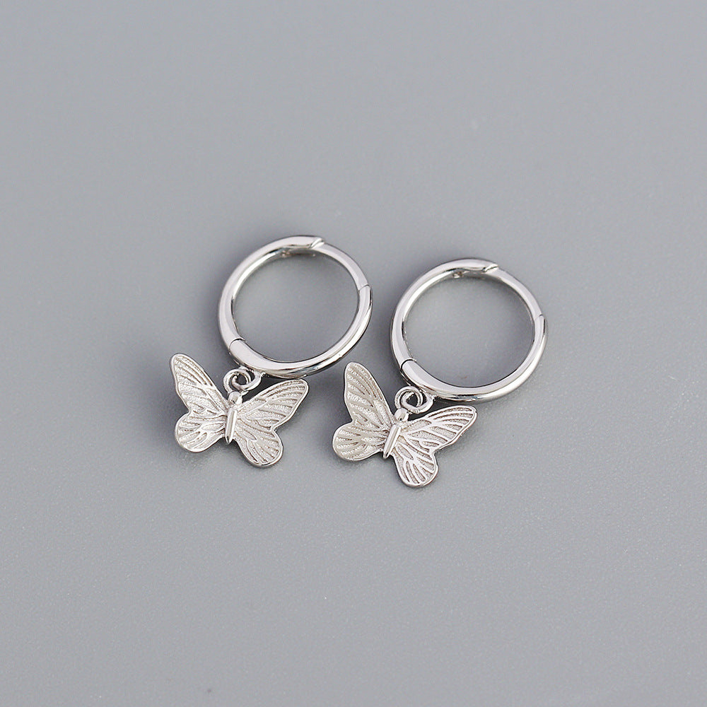 Orecchini a farfalla in argento sterling 925