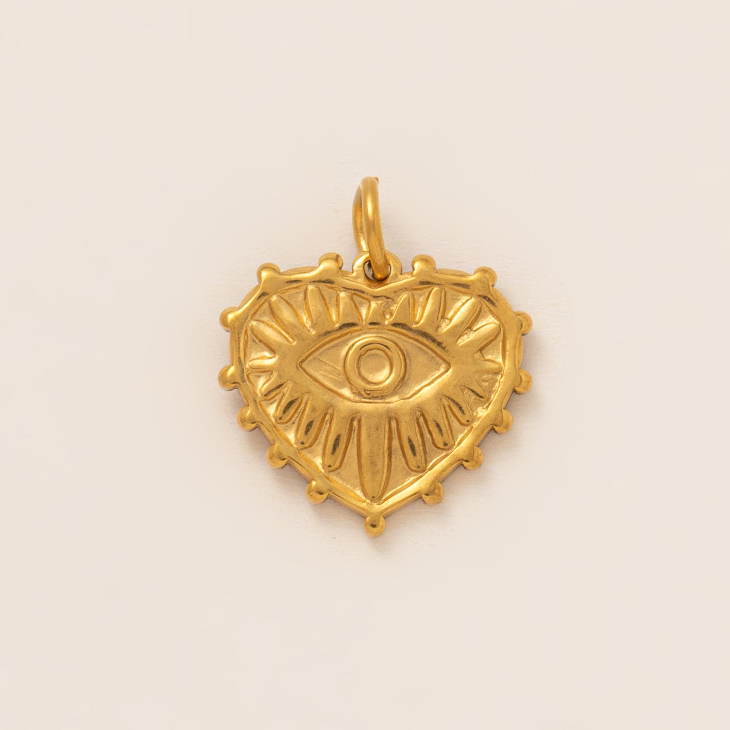 Minimalist 18K Gold Plated Brass Heart Round Square Geometric Pendant Necklace for Unisex