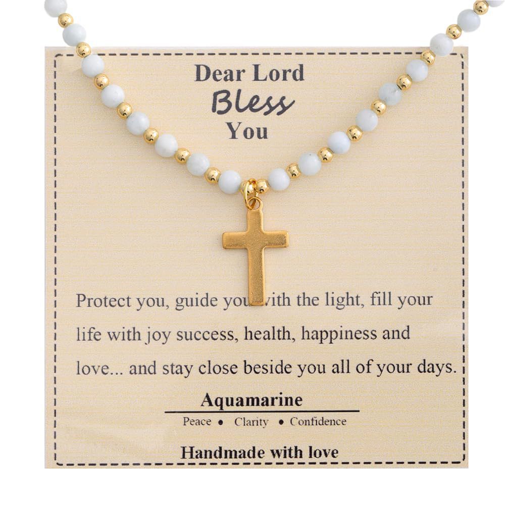 Elegant Geometric Cross Alloy Pendant Crystal Ball Chain Necklace for Women