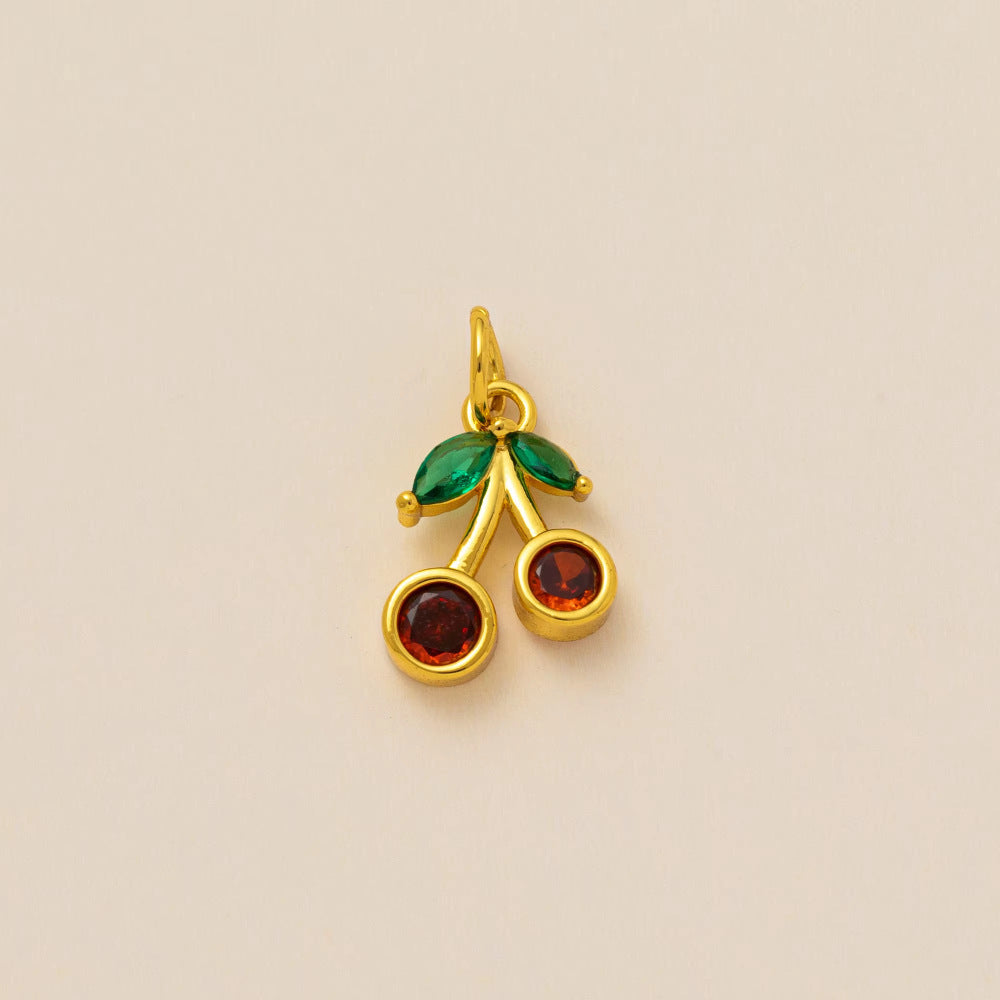 Minimalist Gold Plated Brass Pendant Necklace with Heart Moon Star Butterfly and Floral Design
