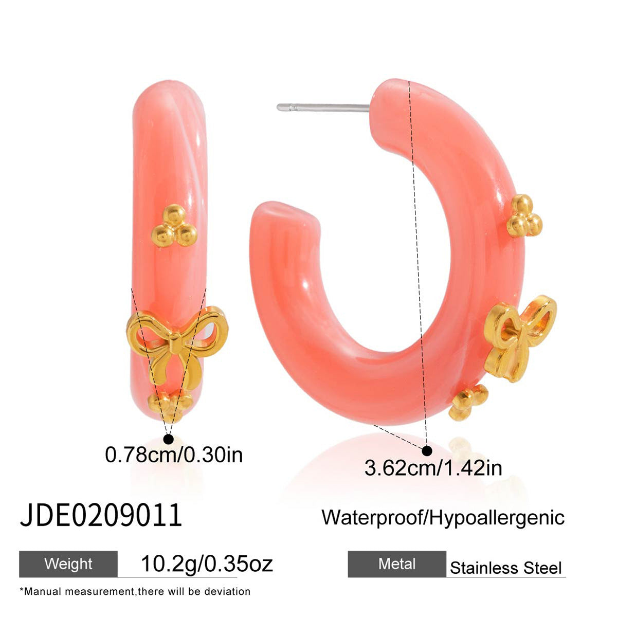 Bracciale Minimalista Geometrico in Acciaio Inossidabile Placcato per Donna con Accenti di Zircone Gioielli Ipoallergenici in Acciaio al Titanio