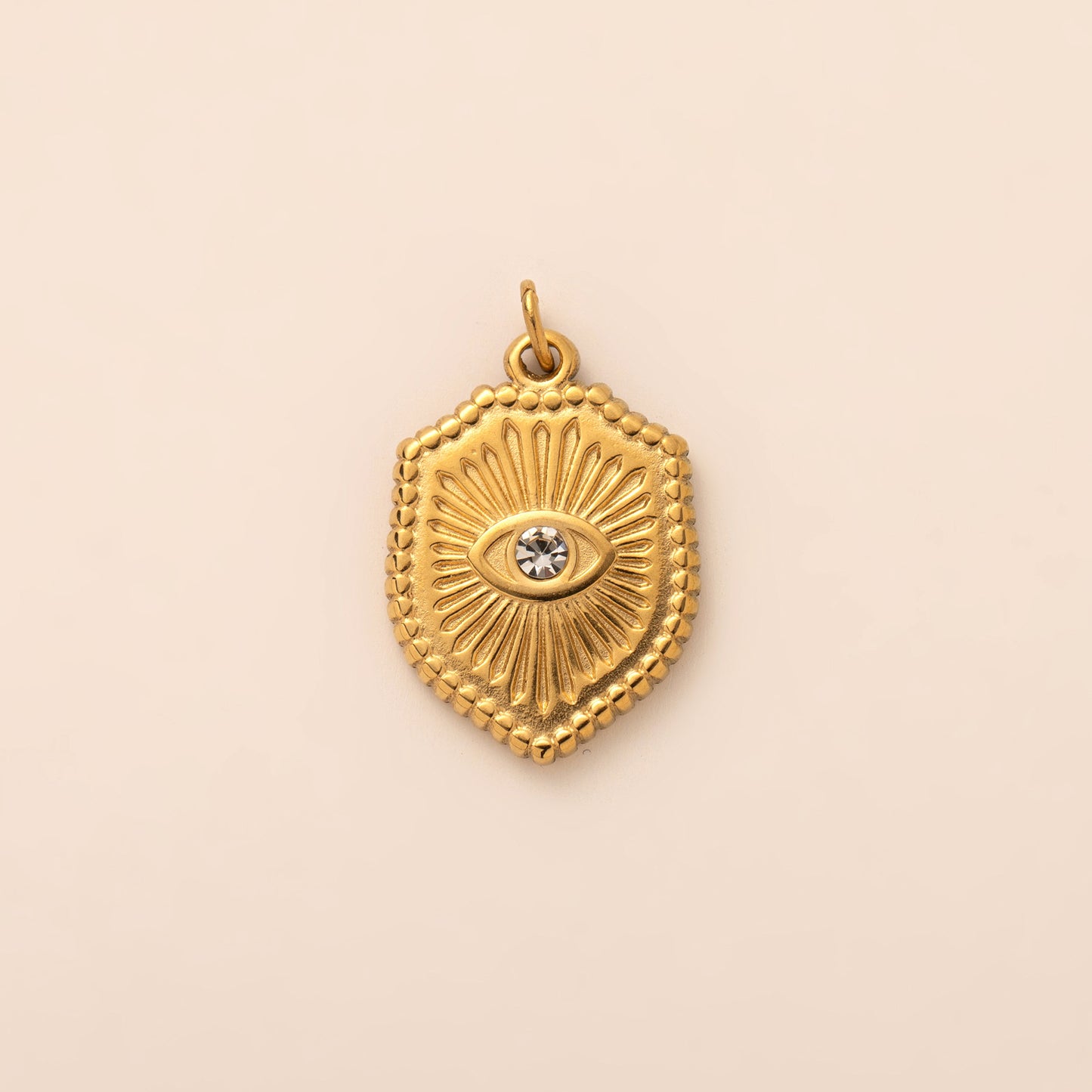 Casual 18K Gold PVD Stainless Steel Elephant Heart Pendant Necklace
