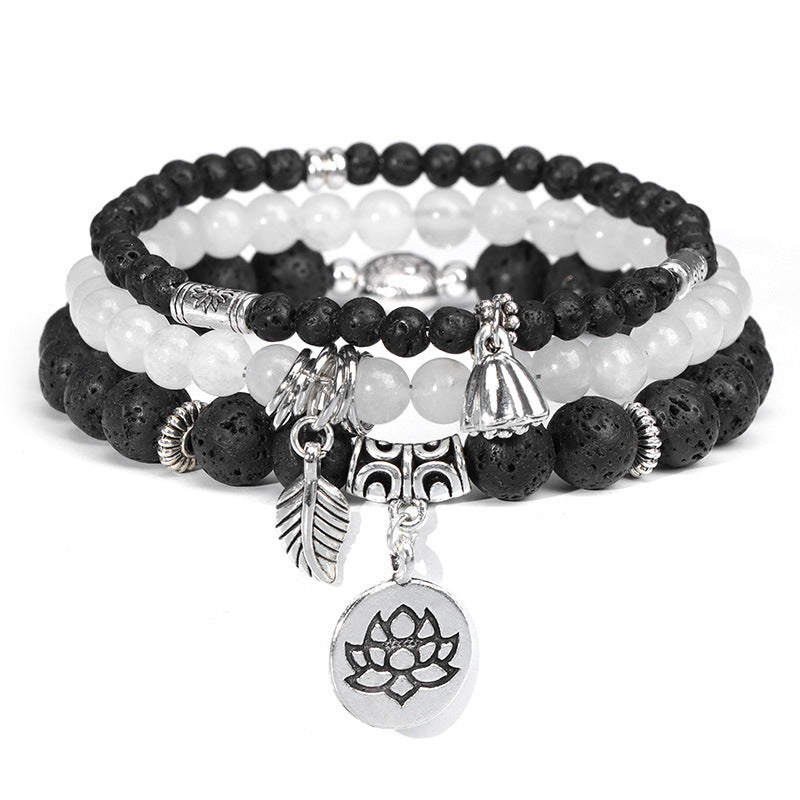 Bohemian Sweet Floral Agate Bracelet Unisex