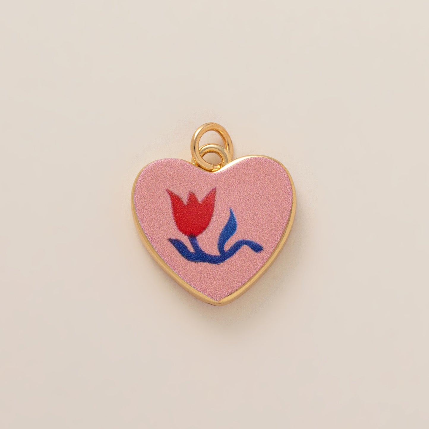 Vintage Heart Brass Plated Necklace