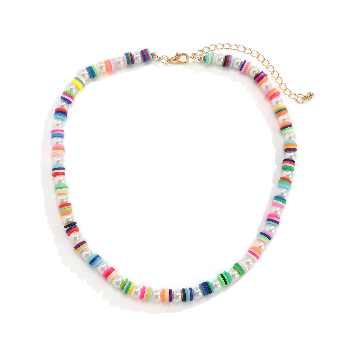 Collana con ciondolo a margherita in stile bohémien con catena in lega e strass intarsiati per donna