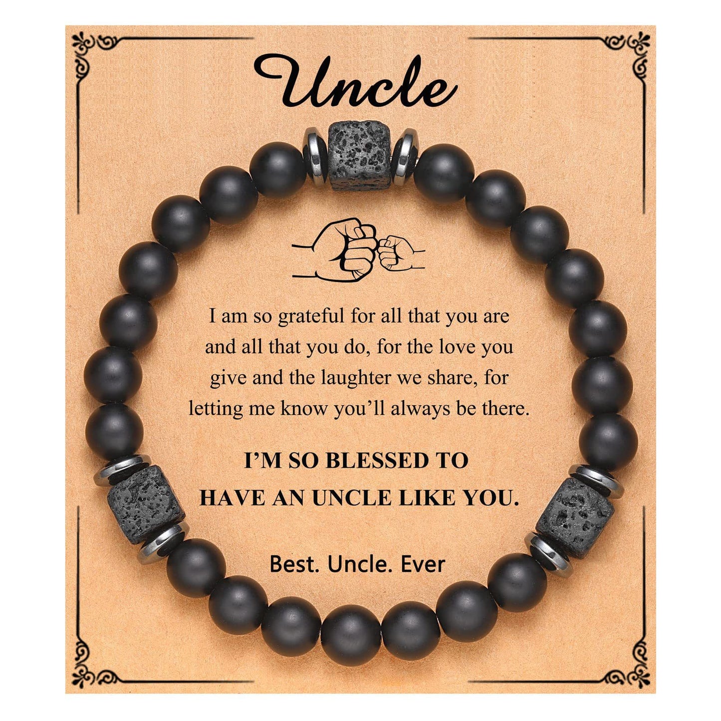 Matte Star Agate Bracelet Unisex