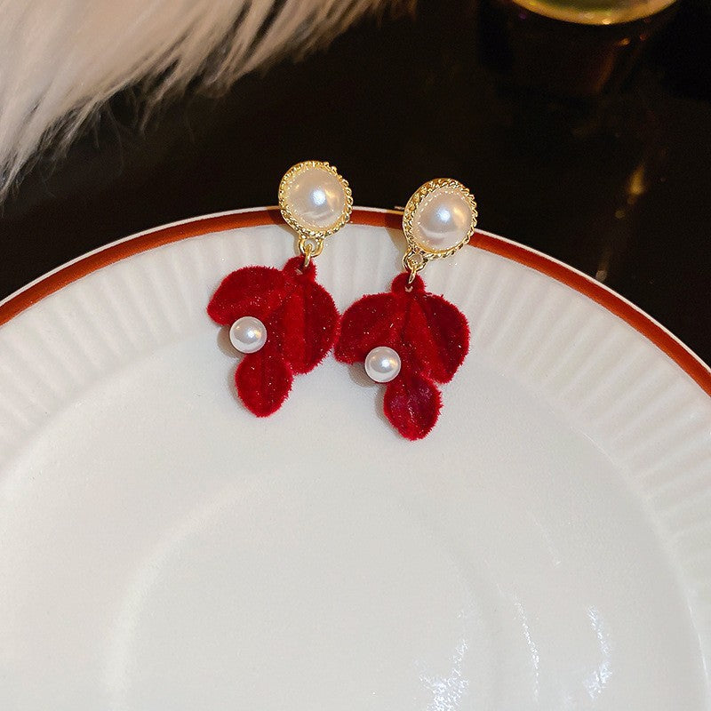 Vintage Geometric Earrings with Gold-Plated Copper Base and Stainless Steel Posts for Women