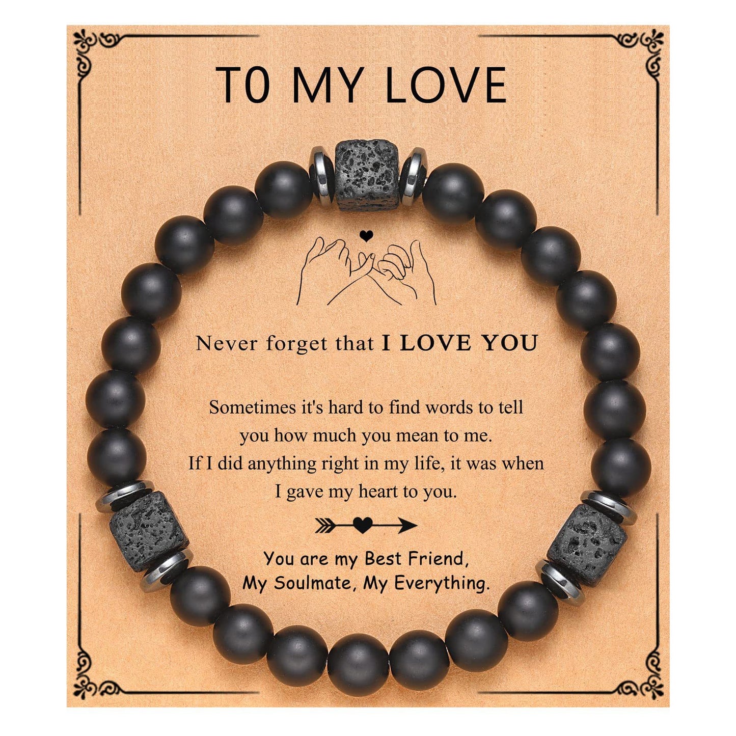 Matte Star Agate Bracelet Unisex