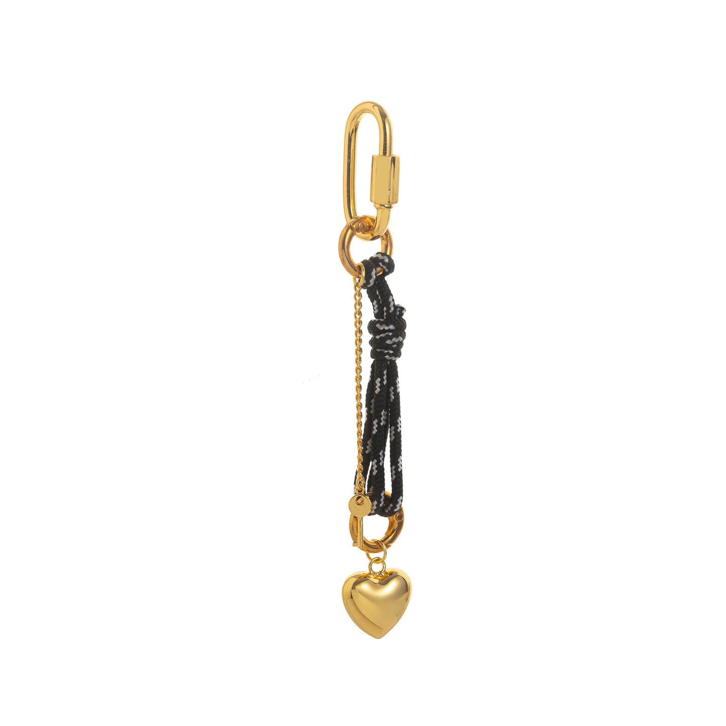 Vintage Minimalist Elegant Plated Alloy Star Moon Bag Charm with Fruit Elements