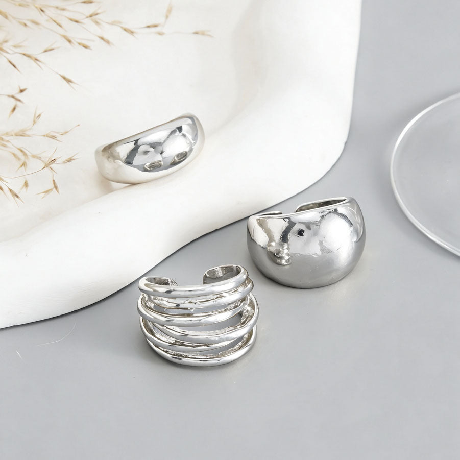 Minimalist Geometric Alloy Toe Ring for Women
