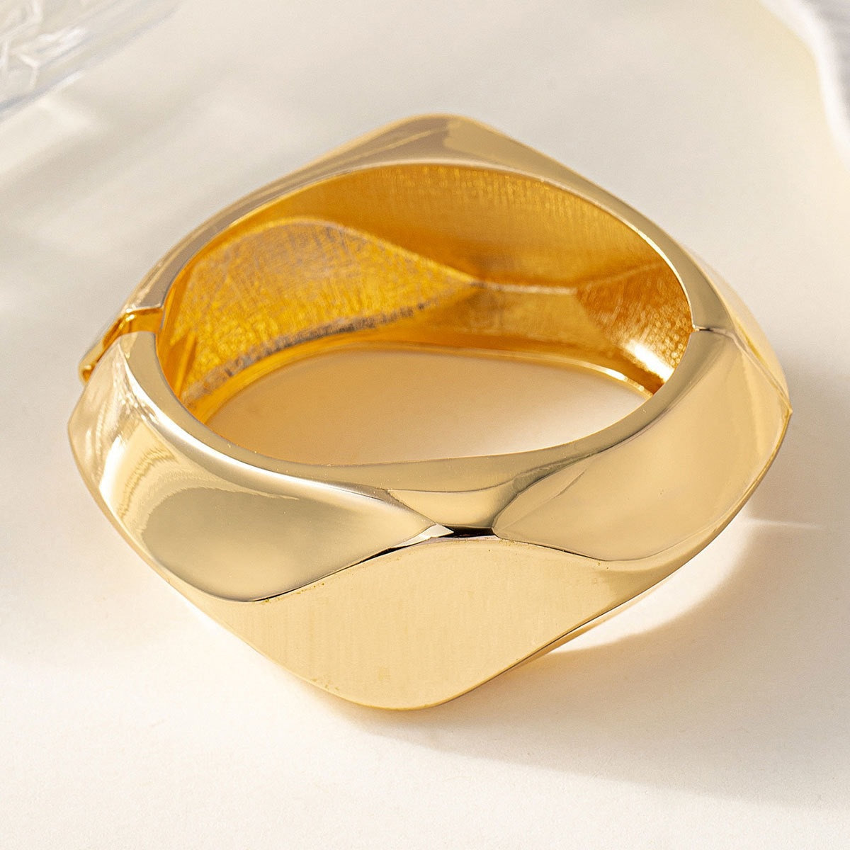 Vintage Luxury Alloy Open Cuff Bracelet