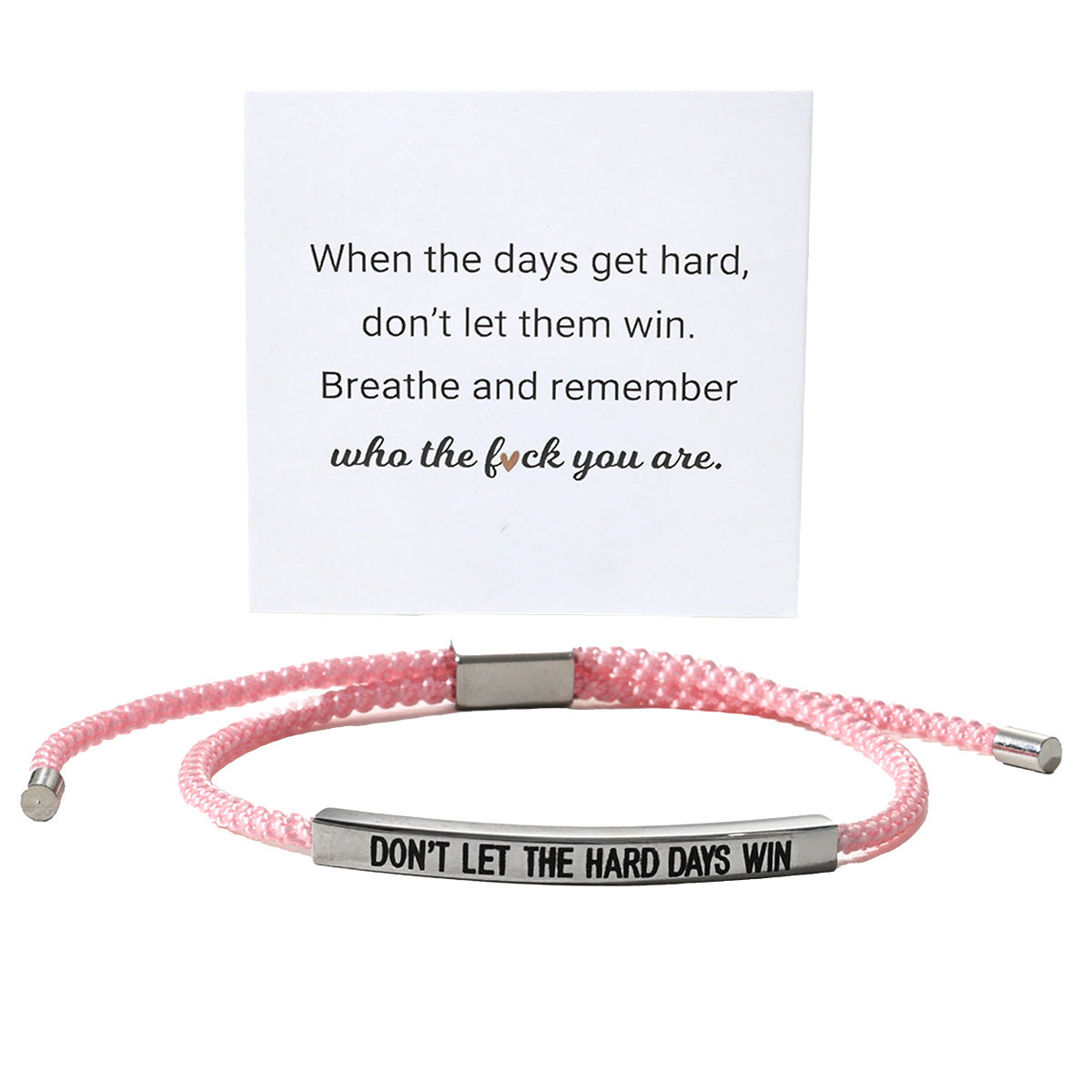 Pulsera de puño chapada de acero inoxidable con diseño geométrico y moderno para mujer, con tarjeta de mensaje inspirador en inglés