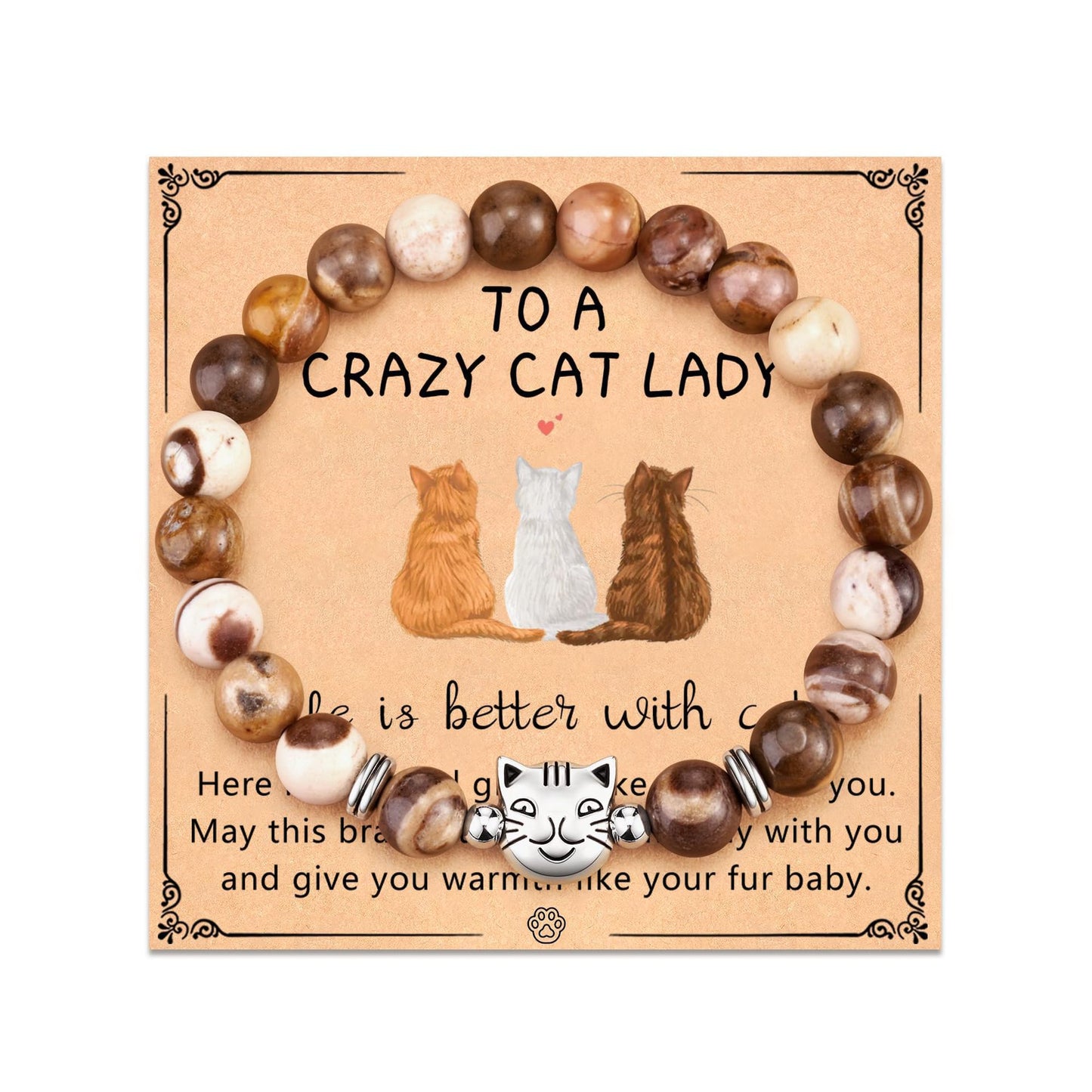 Personalized Animal Shape Obsidian Bracelet Unisex Gift