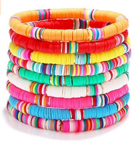 Bohemian Sweet Letter Resin Bracelet Unisex Handmade Jewelry
