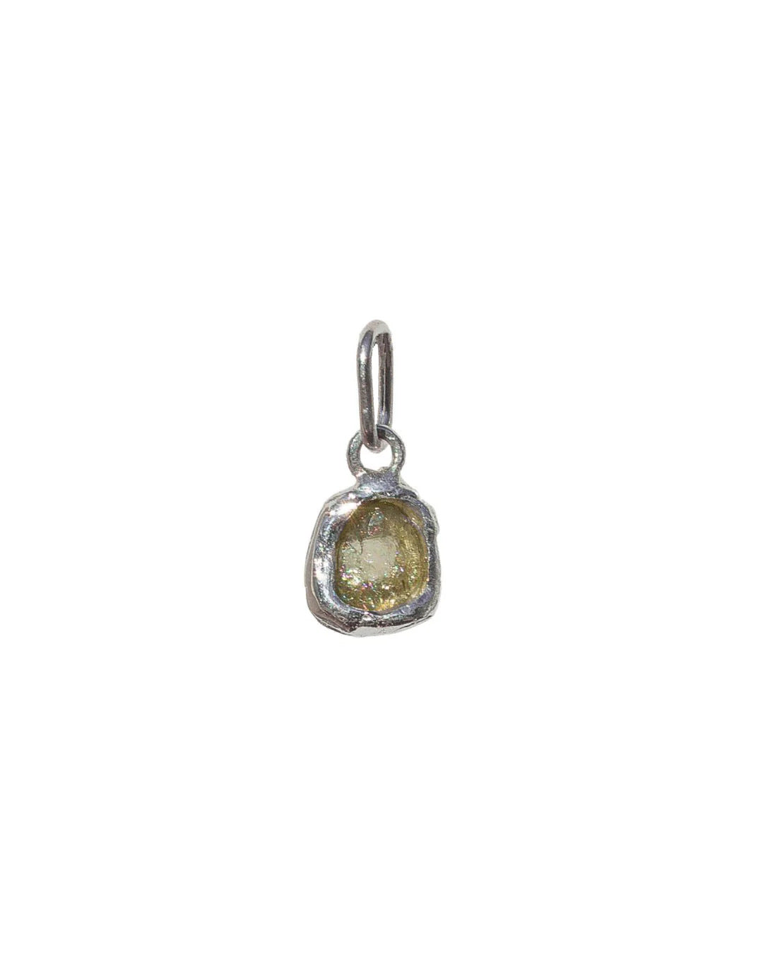 Vintage 18K Gold Plated Drip Oil Brass Pendant Charm Bar for Women