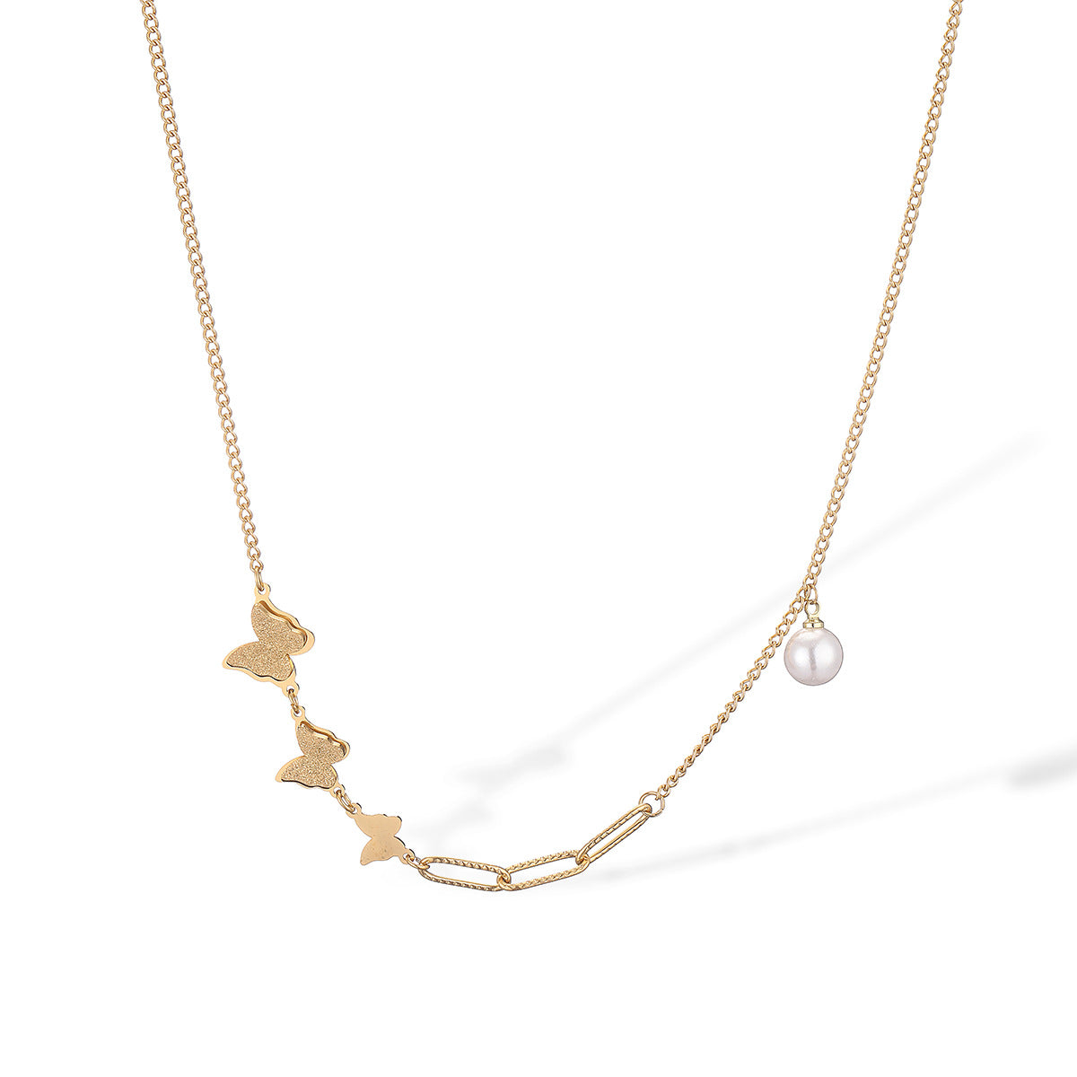 Collana con Ciondolo a Cuore Occhio di Allah in Stile Bohémien in Acciaio al Titanio per Donna