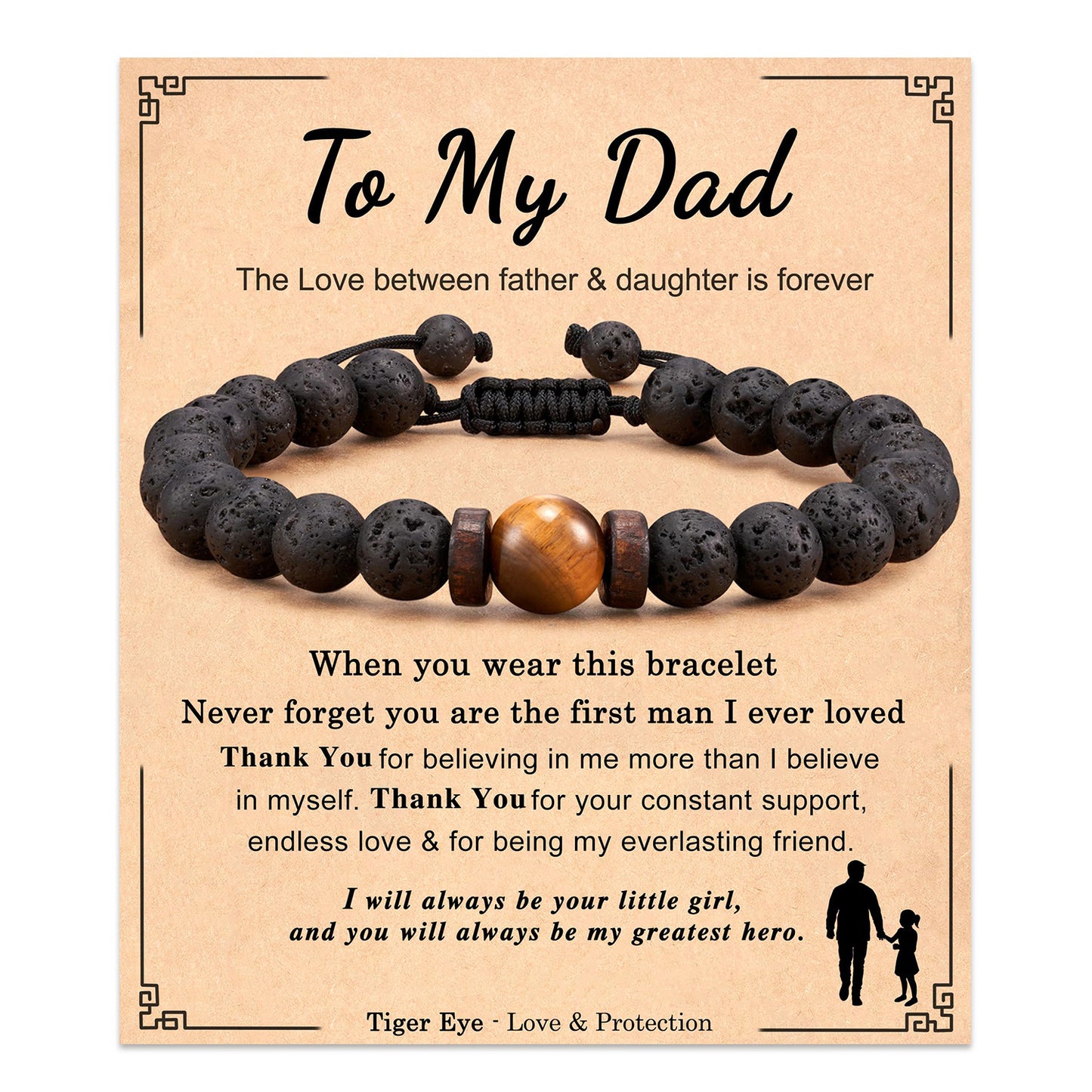 Minimalist Matte Round Geometric Natural Stone Beaded Bracelet Unisex Business Casual Wristband