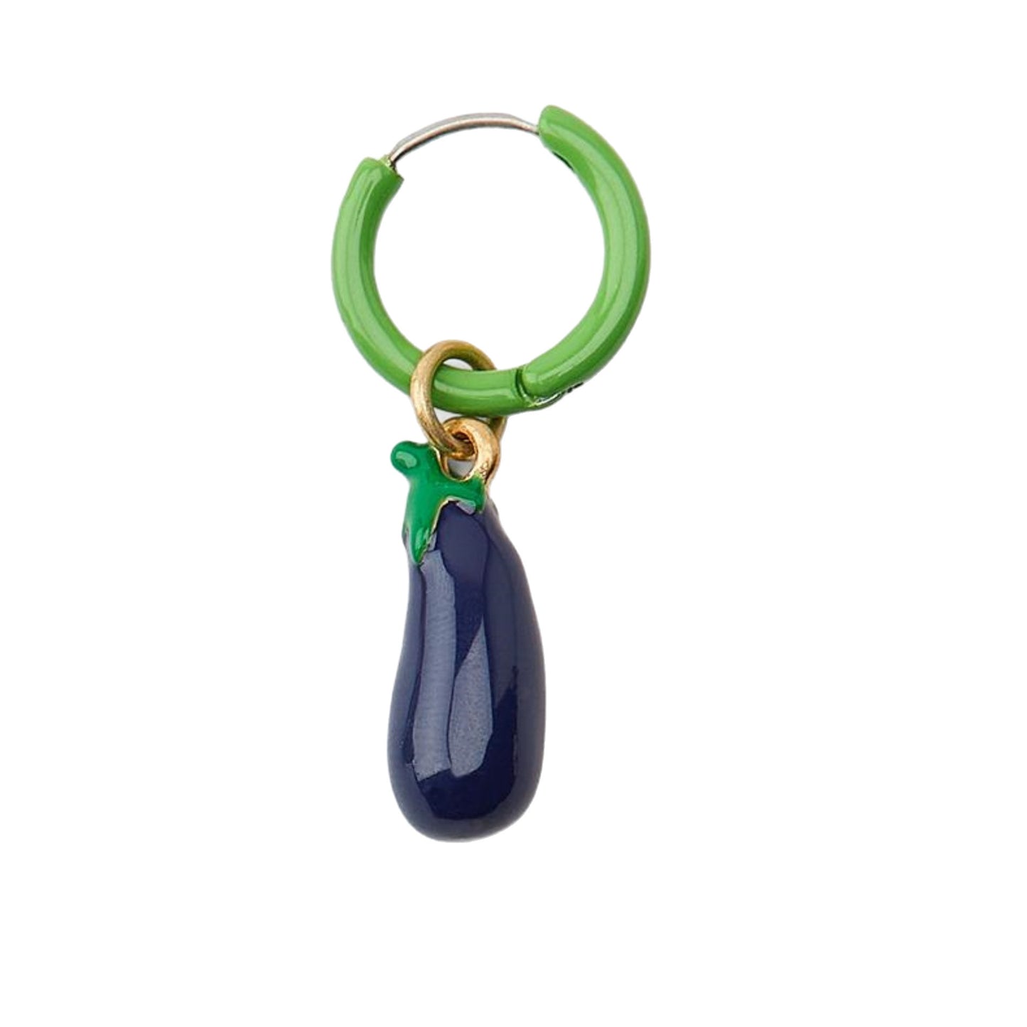 Casual 18K Gold Plated Stainless Steel PVD Fruit Vegetable Plant Charm Bar