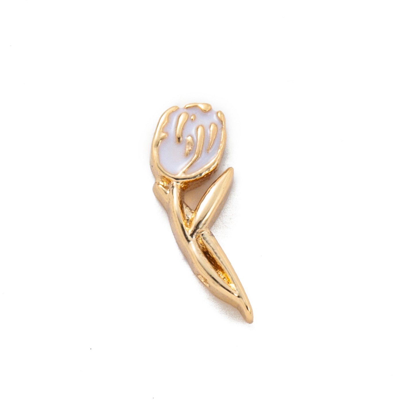 Ciondolo a Medaglione Tondo Geometrico Vintage Placcato Oro 18K in Ottone e Acciaio al Titanio Charm Bar