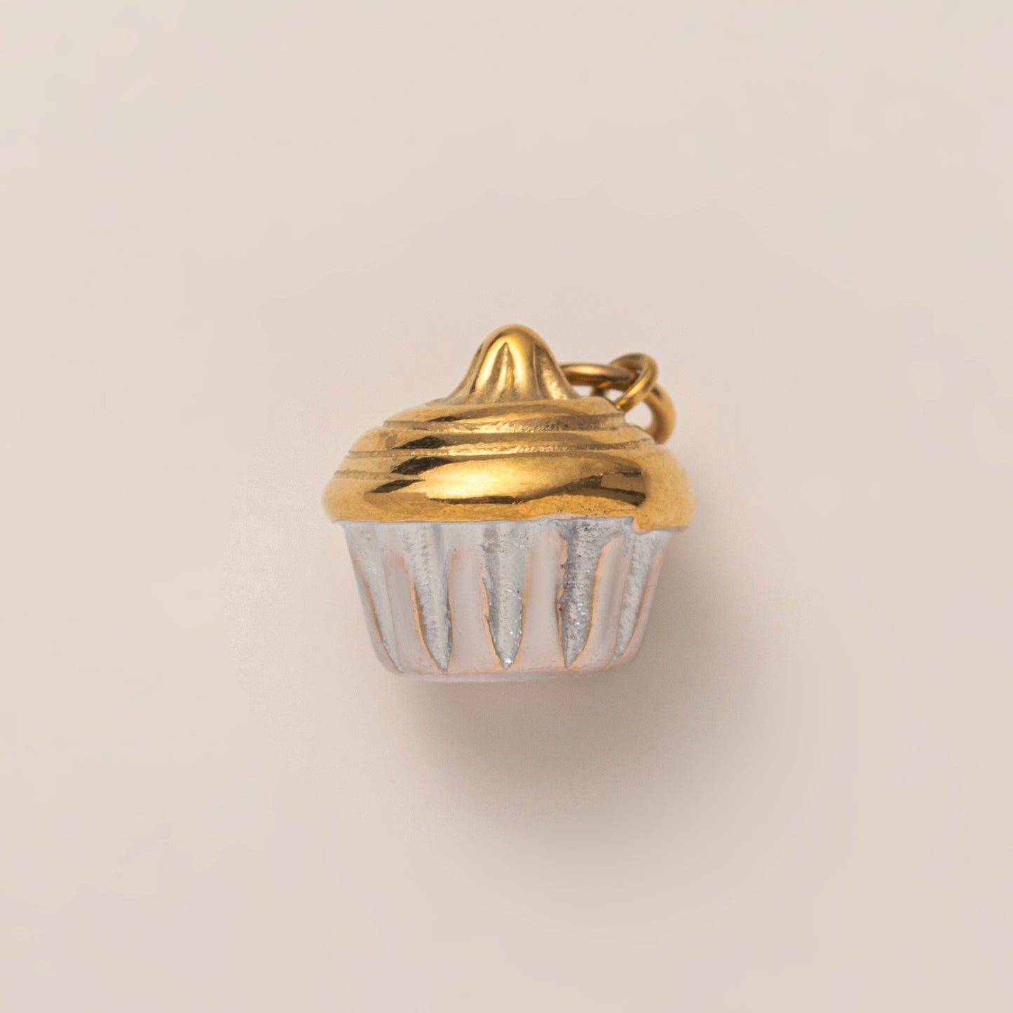 Vintage Geometric Stainless Steel PVD Gold Plated Pendant Charm Bar