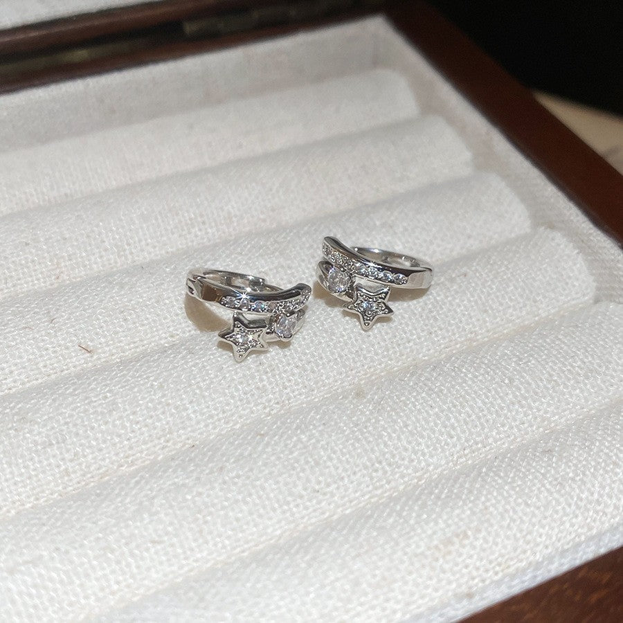Aretes Geométricos Minimalistas de Cobre con Acabado Chapado para Mujer Pendientes Modernos y Versátiles