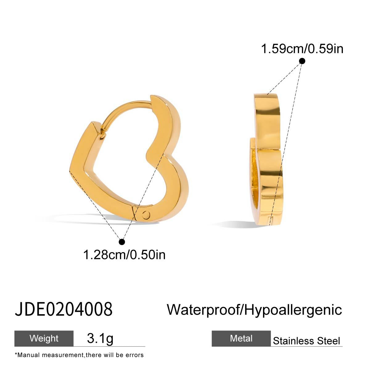 Orecchini a perno a forma di stella minimalisti in acciaio inossidabile placcato da donna